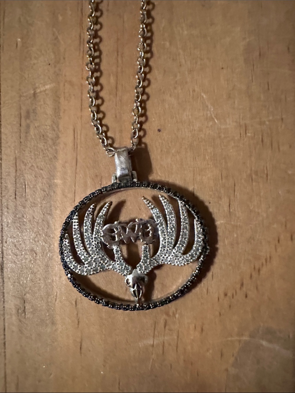 Montana’s Silversmith Antler Skull Pendant Necklace - Women Jewelry